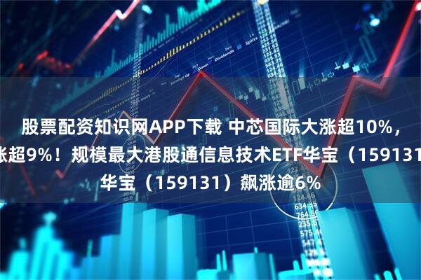 股票配资知识网APP下载 中芯国际大涨超10%，华虹半导体涨超9%！规模最大港股通信息技术ETF华宝（159131）飙涨逾6%